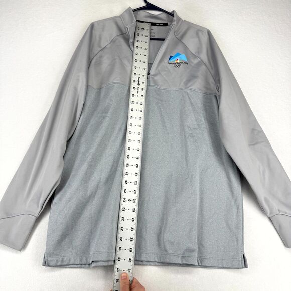 Official Pyeong Chang 2018 Olympics Nike Golf Mens Quarter Zip Sweater Size XL - Picture 11 of 11